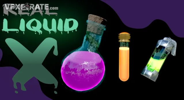 Real Liquid X - Liquid Material &amp; Blueprint